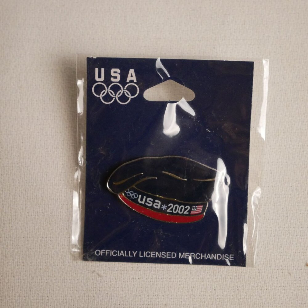 USA Olympic 2002 Hat Pin Officially Licensed Collectible Souvenir Vintage